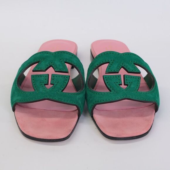 Gucci Interlocking G Cutout Sandals 35 - Picture 2 of 9